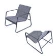 Muebles de patio de lujo de metal moderno - 11C01P
