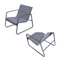 Muebles de patio de lujo de metal moderno - 11C01P