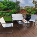 Muebles de patio de lujo de metal moderno - 11C01P