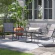 Muebles de patio de lujo de metal moderno - 11C01P