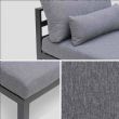 Juego de muebles de aluminio de lujo con cojín - 11C01Q