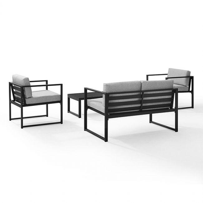 Juego de sofás de conversación de terraza moderna - 11C01T