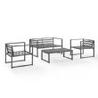 Juego de sofás de conversación de terraza moderna - 11C01T