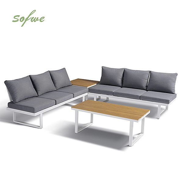 Muebles de jardín de aluminio con asiento ajustable - 11C01Y
