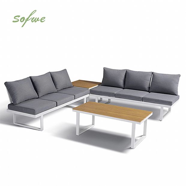 Muebles de jardín de aluminio con asiento ajustable - 11C01Y