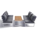 Muebles de jardín de aluminio con asiento ajustable - 11C01Y