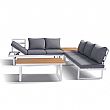Muebles de jardín de aluminio con asiento ajustable - 11C01Y