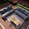 Muebles de jardín de aluminio con asiento ajustable - 11C01Y