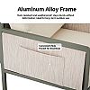 Conjunto de muebles de exterior de 4 piezas con mesa de cristal - 11C03H