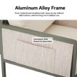 Conjunto de muebles de exterior de 4 piezas con mesa de cristal - 11C03H
