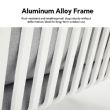 Conjunto de sofás de aluminio para exterior de 4 piezas con acabado de veta de madera - 11C11D
