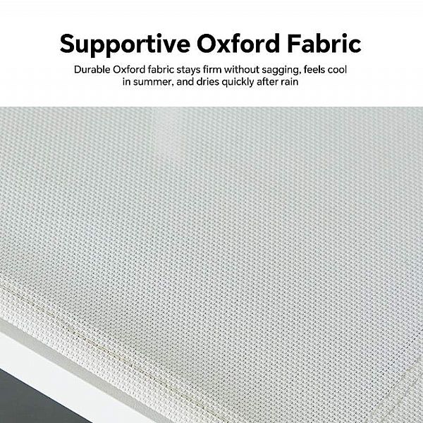 Conjunto de sofás de aluminio para exterior de 4 piezas en color blanco - 11C11J