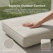 Conjunto de sofás tejidos con cuerda para todo tipo de clima al por mayor con mesa de centro de aluminio para exteriores - 11C12D