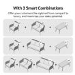 Conjunto de sofás tejidos con cuerda para todo tipo de clima al por mayor con mesa de centro de aluminio para exteriores - 11C12D