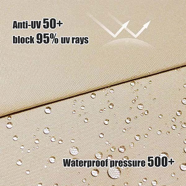 Sombrillas de mercado de patio de doble cara de 15 pies al por mayor - 12U01O