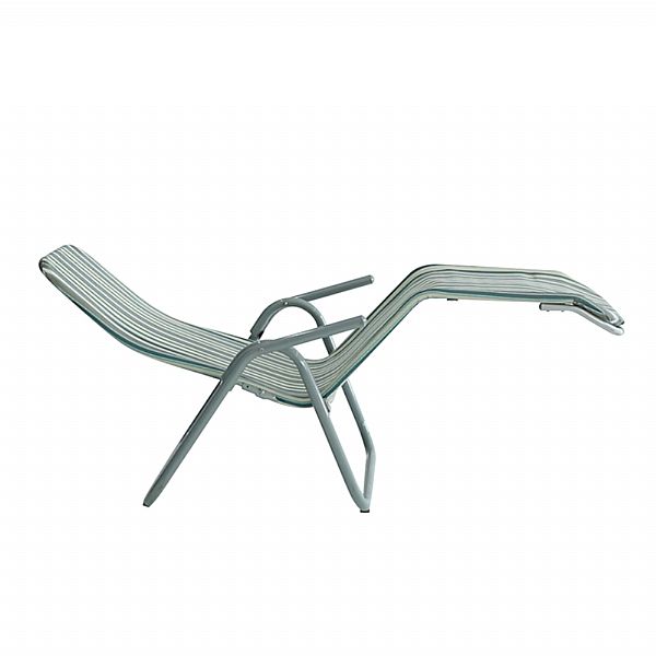 Sillón de acero con reposabrazos curvados - 11D14A