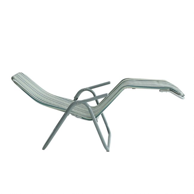 Sillón de acero con reposabrazos curvados - 11D14A