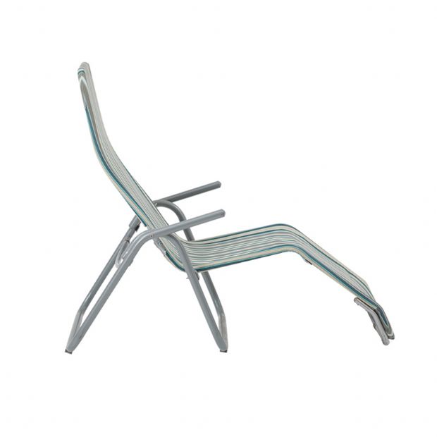 Sillón de acero con reposabrazos curvados - 11D14A