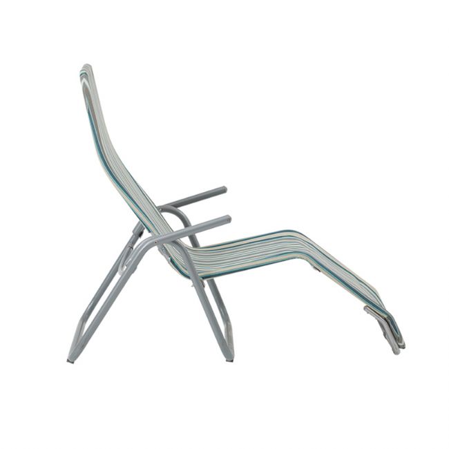 Sillón de acero con reposabrazos curvados - 11D14A