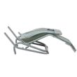 Sillón de acero con reposabrazos curvados - 11D14A
