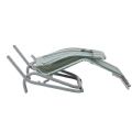 Sillón de acero con reposabrazos curvados - 11D14A