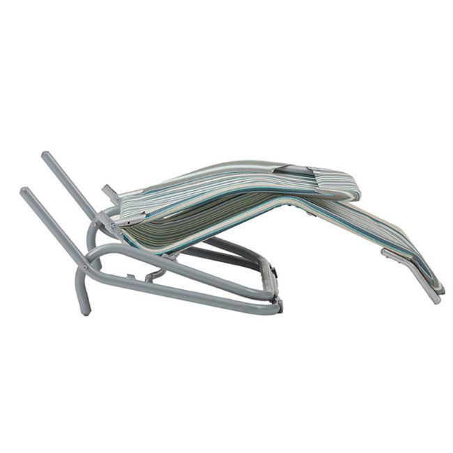 Sillón de acero con reposabrazos curvados - 11D14A