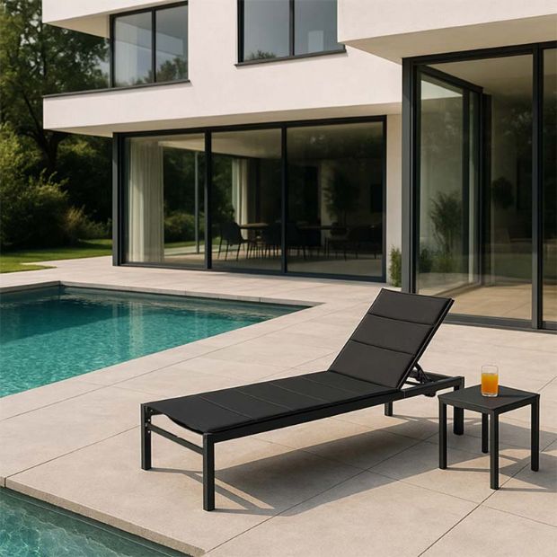 Sillón reclinable ajustable de aluminio - 11D14B