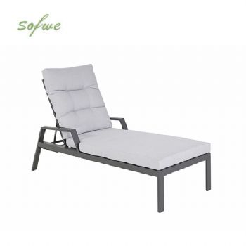 Sillón reclinable ajustable con listones de aluminio