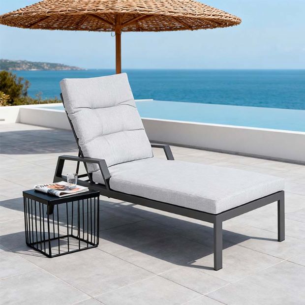 Sillón reclinable ajustable con listones de aluminio - 11D14C