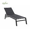 Sillón reclinable ajustable Textilen de aluminio con interior de algodón - 11D14D