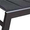 Sillón reclinable ajustable Textilen de aluminio con interior de algodón - 11D14D