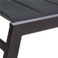 Sillón reclinable ajustable Textilen de aluminio con interior de algodón - 11D14D