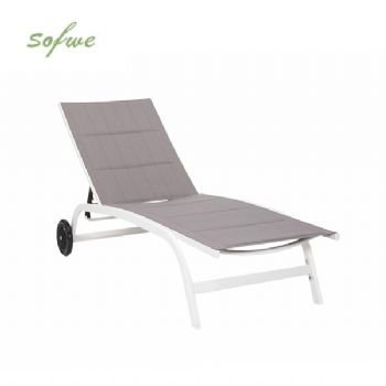 Sillón ajustable de aluminio y textilene...
