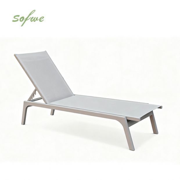 Sillón ajustable de aluminio y textilene - 11D14F