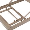 Sillón ajustable de aluminio, plástico y madera con ruedas - 11D14G