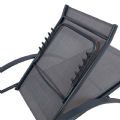 Sillón reclinable ajustable de aluminio con reposabrazos en forma de S - 11D14I