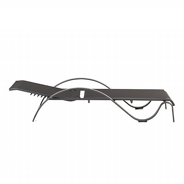 Sillón ajustable de hierro con reposabrazos en forma de S - 11D14J
