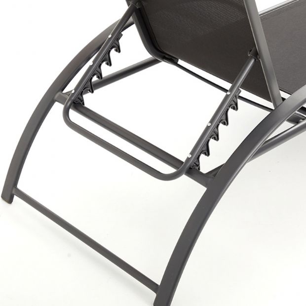 Sillón ajustable de hierro con reposabrazos en forma de S - 11D14J