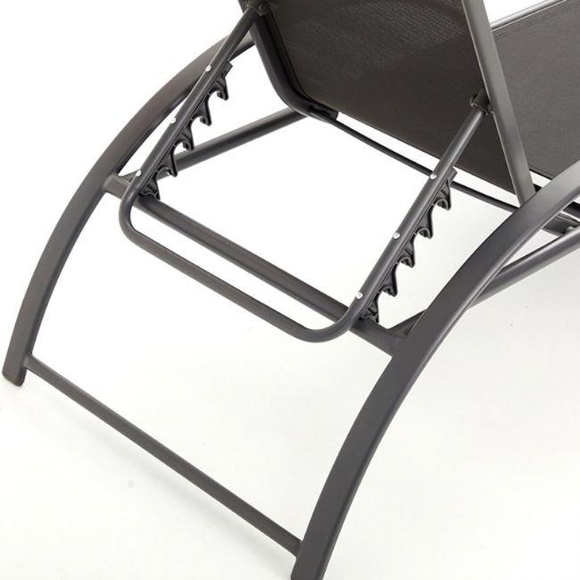 Sillón ajustable de hierro con reposabrazos en forma de S - 11D14J