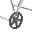 Sillón de aluminio Textilene con ruedas y cojín - 11D14K