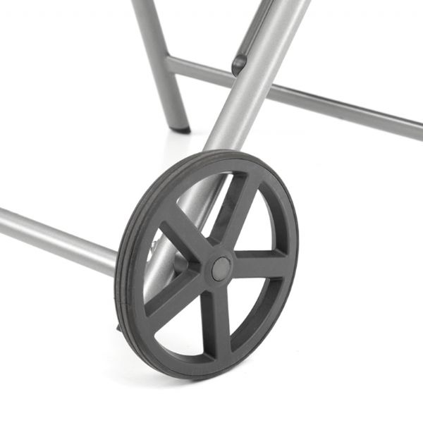 Sillón de aluminio Textilene con ruedas y cojín - 11D14K