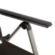 Sillón de aluminio Textilene con ruedas y cojín - 11D14K