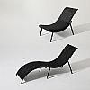 Sillón plegable de hierro en forma de S - 11D14M