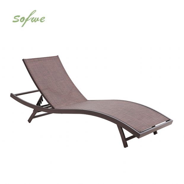 Sillón ajustable de textilene de hierro - 11D14N