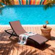 Sillón ajustable de textilene de hierro - 11D14N