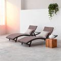Sillón ajustable de textilene de hierro - 11D14N