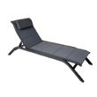 Tumbona ajustable para exteriores con estructura de aleación de aluminio y tejido de malla - 11D25A