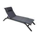 Tumbona ajustable para exteriores con estructura de aleación de aluminio y tejido de malla - 11D25A
