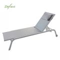 Tumbona de aluminio con asiento de malla transpirable - 11D25C