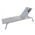Tumbona de aluminio con asiento de malla transpirable - 11D25C